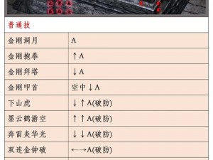 流星蝴蝶剑全方位出招表攻略：掌握技能，征战江湖