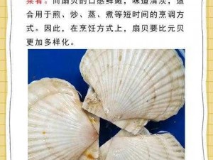 你喜欢我的扇贝吗？它们是野生的，味道鲜美，口感细腻