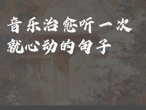 让我的指尖扰乱你的心弦，感受音乐的魅力