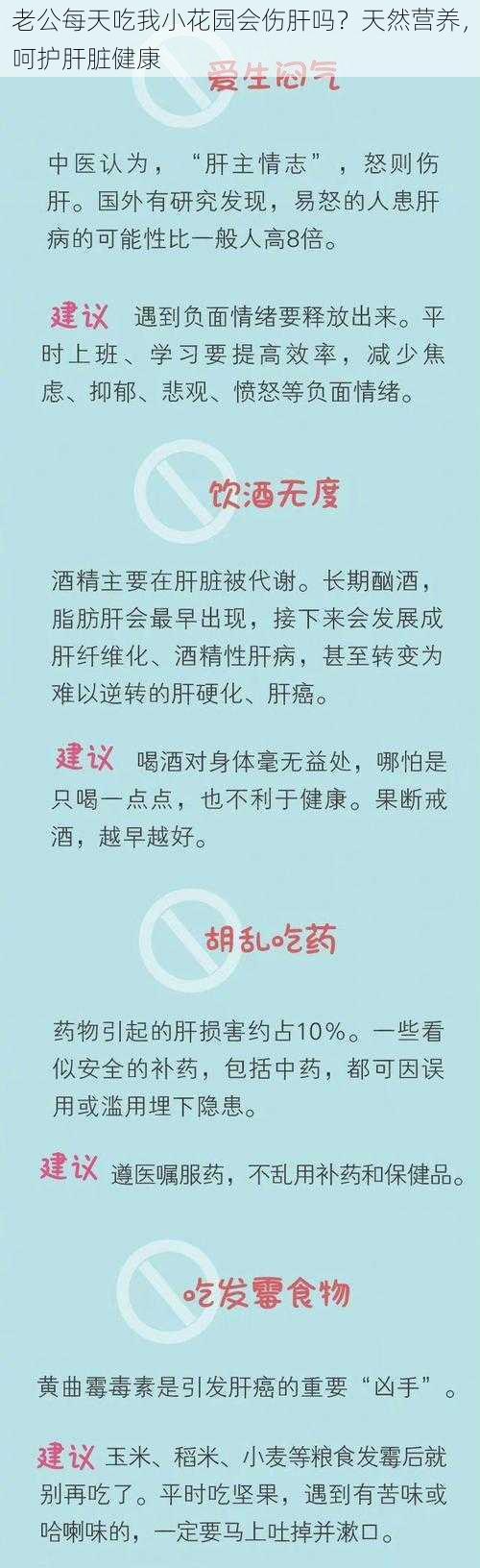 老公每天吃我小花园会伤肝吗？天然营养，呵护肝脏健康