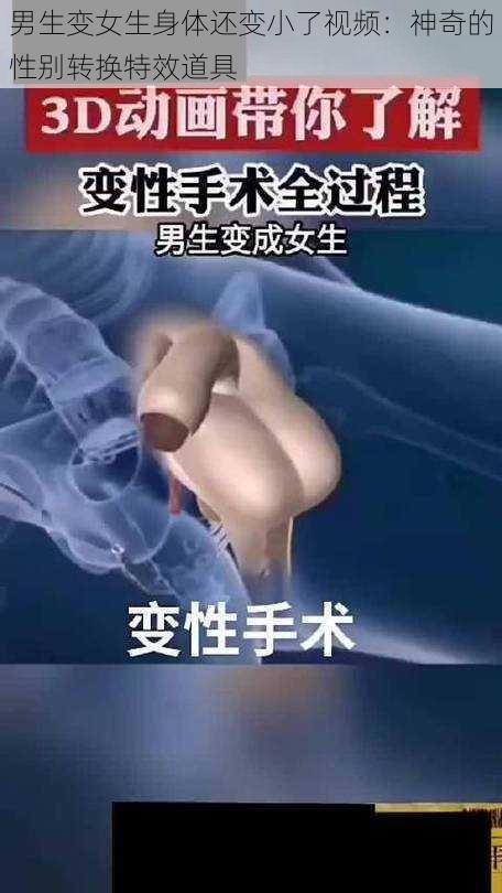 男生变女生身体还变小了视频：神奇的性别转换特效道具