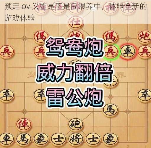 预定 ov 义姐是不是良喂养中，体验全新的游戏体验