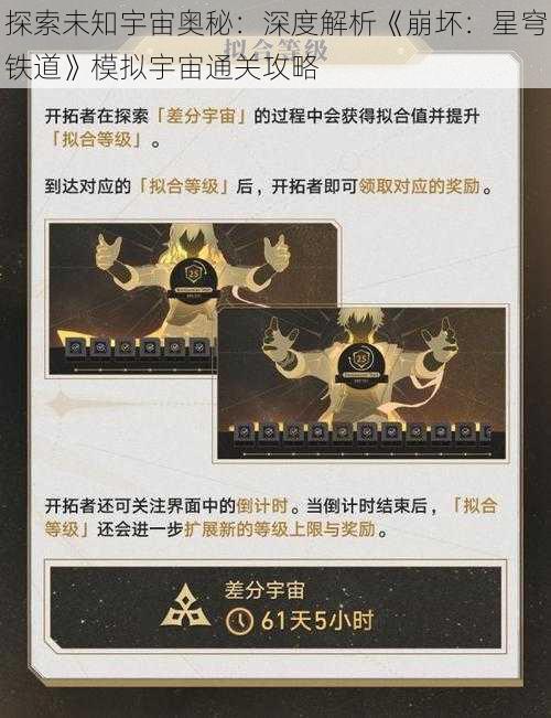 探索未知宇宙奥秘：深度解析《崩坏：星穹铁道》模拟宇宙通关攻略