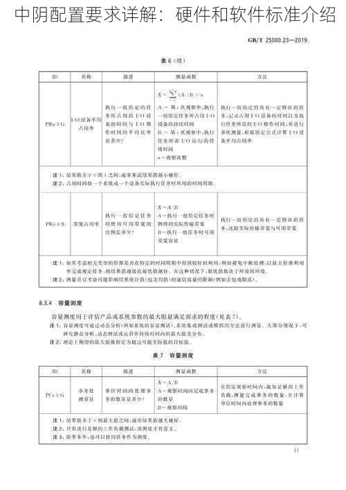 中阴配置要求详解：硬件和软件标准介绍