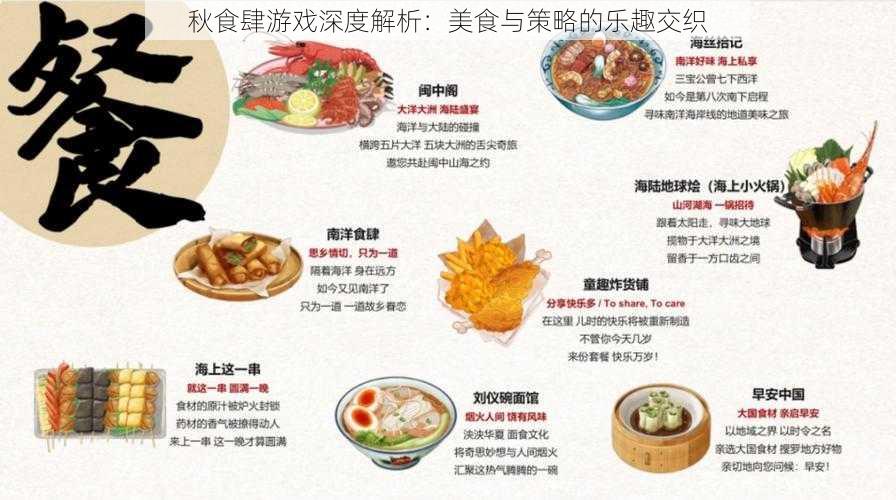 秋食肆游戏深度解析：美食与策略的乐趣交织