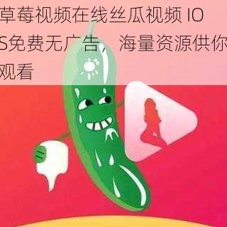 草莓视频在线丝瓜视频 IOS免费无广告，海量资源供你观看